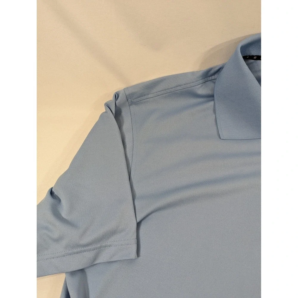 FOOTJOY Polo Golf Shirt Baby Blue Extra Large XL Hilton Head Knit Polo‎  EUC!